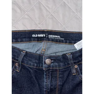 Old Navy Women's‎ Dark Wash Mid Rise Blue Denim Size 6 NWT thumbnail 3