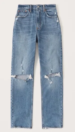 Abercrombie 90’s straight ultra high rise thumbnail 1