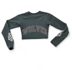 Darc Sport Wolves Crop Top Long Sleeve Size Small 56 of 500 thumbnail 1