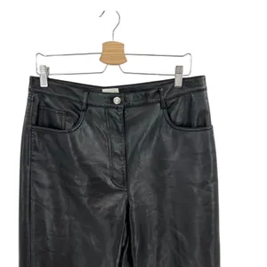 Aritzia Wilfred The Melina Pants‎ High Waisted Vegan Leather Black Size 12 thumbnail 4