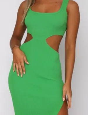 WhiteFox Boutique Who’s That Girl Midi Dress Cutouts (M) thumbnail 1