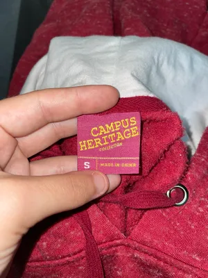 Campus Heritage Alabama Crimson Tide Heather Red Hoodie thumbnail 4