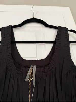 Anthropologie Somerset Black Half Zip Maxi Dress NEW NWT thumbnail 7