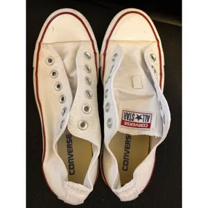Converse All Star Low‎ Top Sneakers White Casual Shoes W7 M5 thumbnail 3