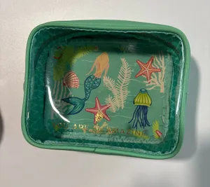 Spartina 449 Clear Window Aqua Mermaid Toiletry/Cosmetics Bag thumbnail 1