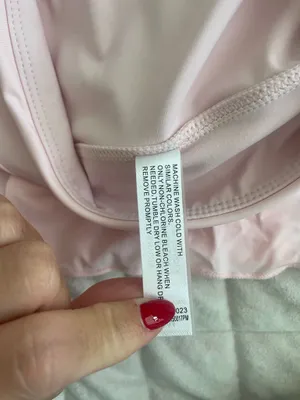 Kimberly Baby pink wrap athletic skirt thumbnail 5