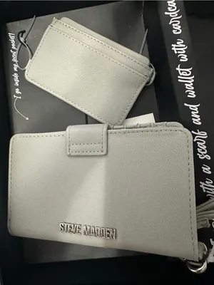 Steve Madden Light Gray Wallet with Cardholder Set NWT thumbnail 2
