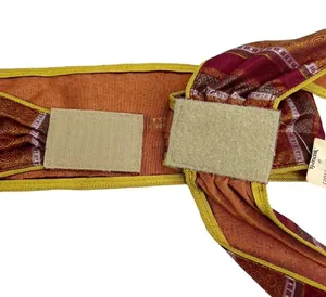 NWT Vintage Omega Fabric Wide Bohemian Coin Belt thumbnail 7
