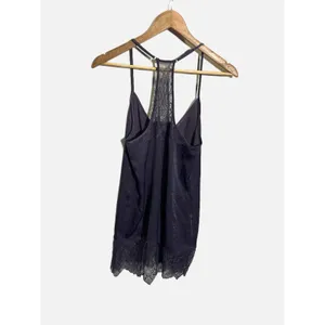 In Bloom by Jonquil Camisole Women Small Purple Lace Trim Racerback Tank Top thumbnail 5