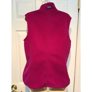 Vintage Patagonia Synchilla Fleece Vest USA Made Pink Womens L 25162 F99 thumbnail 2