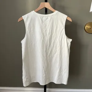 Lululemon Organic Cotton Crewneck Tank Top Size Large Bone thumbnail 4