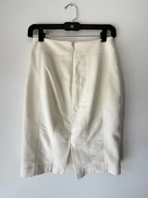 Express Chic Cream Pencil Skirt  thumbnail 3