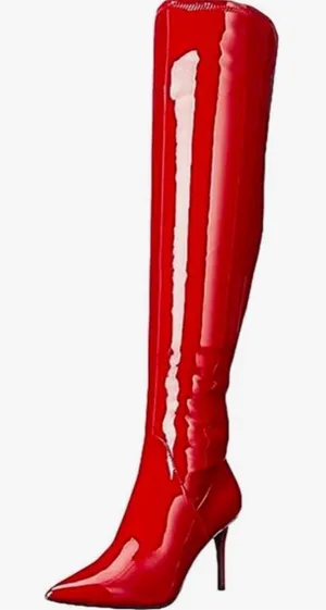 Jessica Simpson patent leather boots thumbnail 2