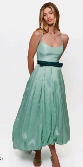HUTCH- Diana Midi Dress Aqua Size S thumbnail 1