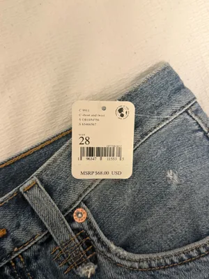 Free People Jean Shorts We The Free thumbnail 3