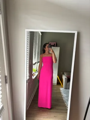 Superdown Addison Maxi Dress in Pink Small thumbnail 17