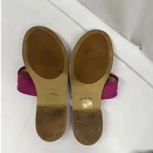 Jack Rogers Women's Caroline Leather Flat Slide Sandals in Orchid Sz‎ 6 thumbnail 8
