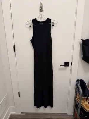 L*Space x Anthropologie Sawyer Midi Dress in Black size Large (L) thumbnail 2