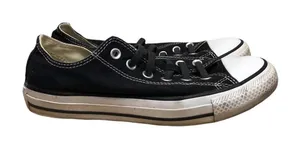 Converse Black Canvas Classic All Star Low Rise Sneakers‎ 7 thumbnail 1