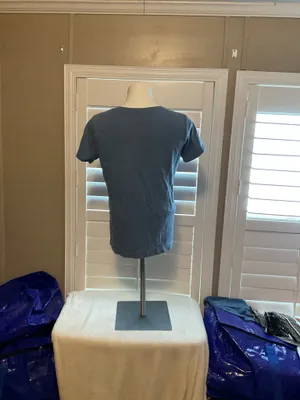 Eddie Bauer Slate blue V-neck tee thumbnail 3