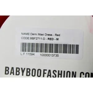 NWT Babyboo Demi Red Ruched High Side Slit Strapless Bodycon Maxi Dress Size M thumbnail 16