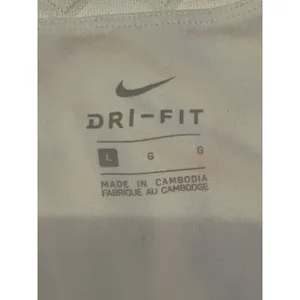 Nike Dri-FIT Sports Bra Womens Large White Diamond Knit Racerback Stretch thumbnail 5