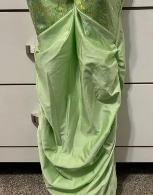 Lucy In The Sky Green Sparkly Mini Dress thumbnail 5