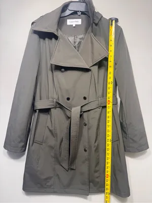 Calvin Klein ladies trench coat  size large thumbnail 3
