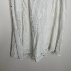 For Love & Lemons Weston Mini Dress in White Eyelet Womens Large thumbnail 11