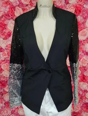 Front closure blazer(XL Black thumbnail 1