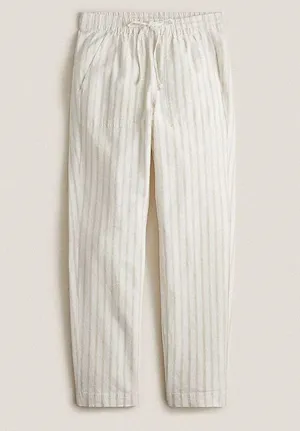 J.Crew Soleil pant in striped linen Size L thumbnail 3