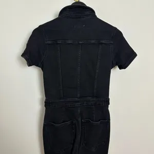 GOOD AMERICAN Fit for Success Bootcut Jumpsuit in Black099 Size Medium thumbnail 8