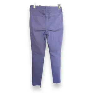 Old Navy Womens Jeans Sz 2 Periwinkle Lilac Rockstar Pants Light Purple Mid Rise thumbnail 3