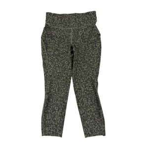 Lululemon Green Camo Ankle Zip Leggings Size 10 thumbnail 3