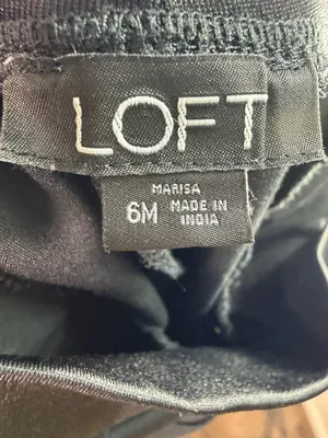 LOFT Marisa Maternity Black Pants Size 6M thumbnail 2