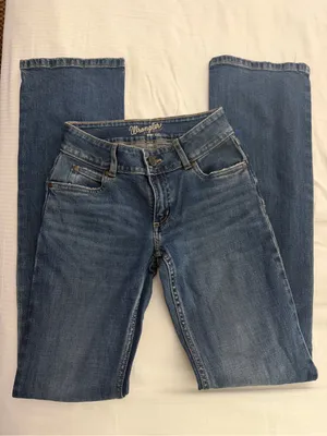 Wrangler Women's Blue Wide Leg Jeans - Medium Denim Wash thumbnail 3