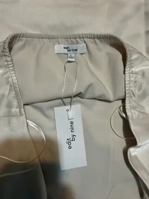 SIO Boutique Bead Neck Top Silver Size L thumbnail 4
