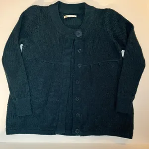 Miss Me Navy Chunky‎ Knit Cardigan Y2K size Small thumbnail 1