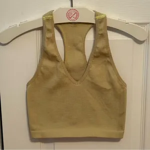 Free People Movement Free Throw Crop Tank in Citrus thumbnail 3