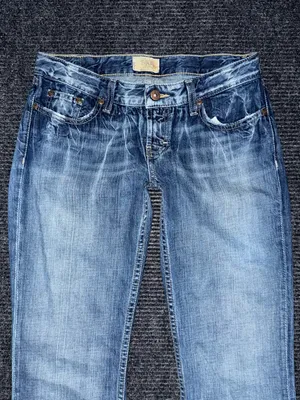 Y2K Buckle BKE Low Rise Star Flare Jeans Women’s 28 x 34 Distressed Grunge LONG thumbnail 6
