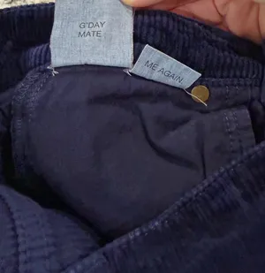 Rolla's womens Navy Eastcoast Flare Corduroy Jeans size 25 US (7 AUS) thumbnail 10