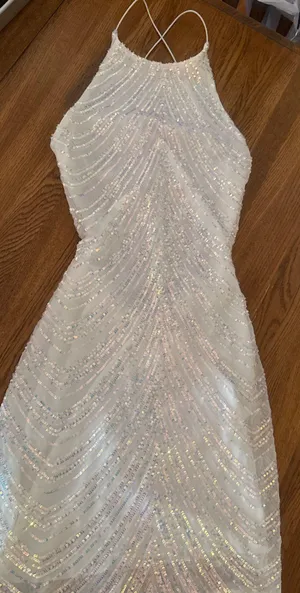 B Darlin Iridescent dress homecoming dance size 5/6 thumbnail 1