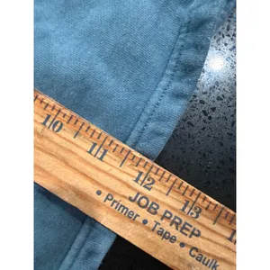 Tna sweatfleece Aritzia Women Blues‎ High Rise Sweat Shorts Side Slit Size xl thumbnail 6