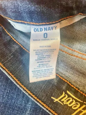 Old Navy SweetHeart Blue Jeans Sz 0 thumbnail 6