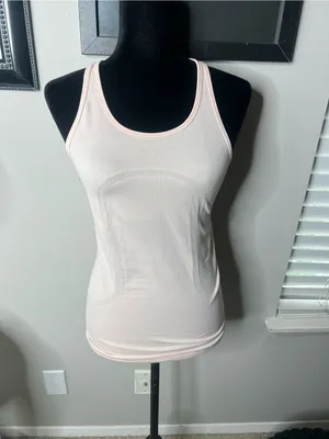 Lululemon swiftly tech strappy‎ tank 6 butter pink thumbnail 7