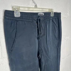 Pam &‎ Gela Lace Up Jogger Pants Athleisure Chic Women Navy Blue Small thumbnail 2