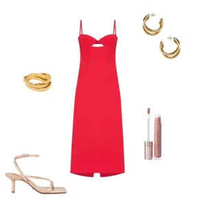 Bardot Vienna Midi Dress in Flame Orange 2 New Womens Cut out Cocktail thumbnail 8