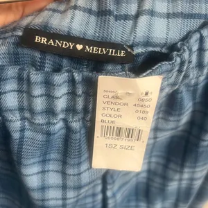 ✨Brandy Melville Tiden Plaid Blue One Size Pants✨ thumbnail 8
