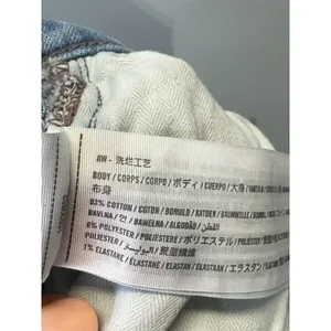 Abercrombie & Fitch Flare Jeans Womens 22S Light Blue Ultra High Rise Denim thumbnail 5