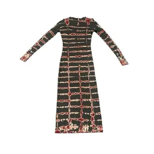 Young fabulous and broke tie dye bodycon maxi dress XS thumbnail 4